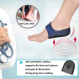 Gel Heel Cushion Socks with Heel Cups Pads for Skin Repair Feet Care Protective Heel Cover Sleeves for Comfort And Support