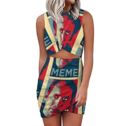 Nicolas Cage Dress Funny Nicholas Print Street Fashion Dresses  Summer Sexy Bodycon Dress Women Print Oversized Vestidos