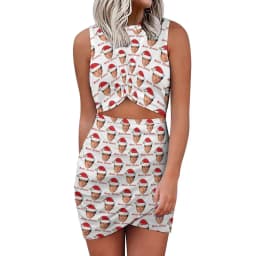 Nicolas Cage Dress Funny Nicholas Print Street Fashion Dresses  Summer Sexy Bodycon Dress Women Print Oversized Vestidos
