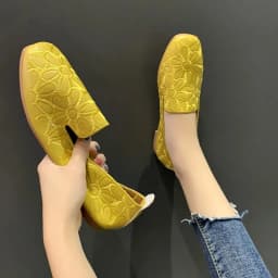 2024 New Braid Cutout Loafers Women's Brown Moccasins Female Vintage Shoes Slip On Leisure Retro Flats