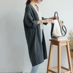 Women Linen Trench Coat Korean Fashion Cotton Linen Long Cardigan Plus Size Sun Protection Clothing Loose Thin Mid Length Coat