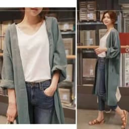 Women Linen Trench Coat Korean Fashion Cotton Linen Long Cardigan Plus Size Sun Protection Clothing Loose Thin Mid Length Coat