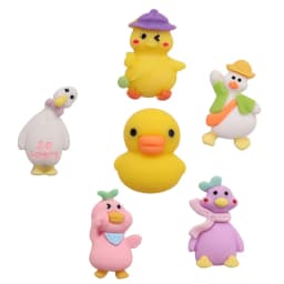 1Pcs Resin Duck Goose Animals Shoe Decorations Children Garden Shoes Accessories Fit Sandals Buckle Clogcute Charm