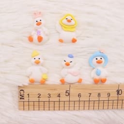 1Pcs Resin Duck Goose Animals Shoe Decorations Children Garden Shoes Accessories Fit Sandals Buckle Clogcute Charm