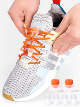 No tie Shoeaces Elastic Round Tieless Shoe Laces Sneakers Spring Lock Shoelace Quick Without ties Shoe Lace For Kids Adult New