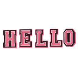 Pink Letter Shoe Charms for Crocs ACcessories Women Sandals Badge Buckle Kids Pins Men Decoration Jeans Shoe Accessories