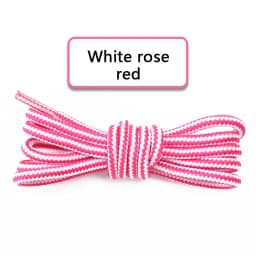 New Round Shoelaces Striped Double Color Shoe Laces Outdoor Hiking Leisure Boots Shoes Lace Sneakers Casual Shoelace Accessories