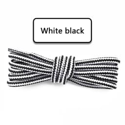 New Round Shoelaces Striped Double Color Shoe Laces Outdoor Hiking Leisure Boots Shoes Lace Sneakers Casual Shoelace Accessories