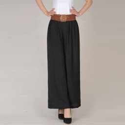 2023 New National Wide Leg Pants Summer Fashion Casual Women's Culotes Waist Lace Up Large Hemlines High Waist Loose Trousers