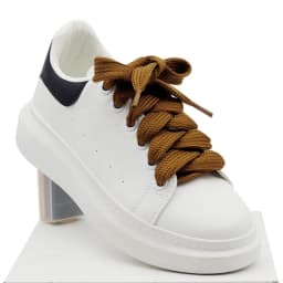18mm Width Extro Wide Double Layer Laces Sneaker Designer Shoelace Solid Color Flat Fat Shoes Strings Queen Force Bootlaces Cord