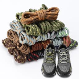 Round Solid Shoelaces for Sneakers Outdoor Hiking Boots Tooling Sports Shoe Laces Adult Kids Flower Dots Shoelace for Woman Man