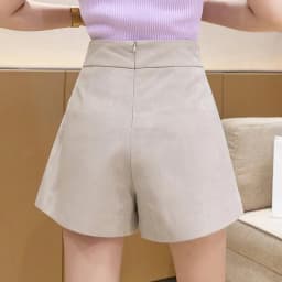 Wide Leg Women's Shorts Fashion Aesthetic Casual High Waist Korean Summer Cotton Black Sexy Elastic Vintage Luxury Short Pants