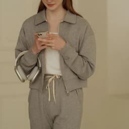 Autumn Winter Cotton Sets For Women 2 Pieces Long Sleeve Zipper Up Hoodies + Pants Set Womens Sweat Suit Sets Jogger Tracksuit