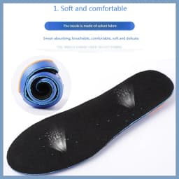 NEW Memory Foam Sport Comfortable Orthopedic Insoles for Feet Man Women Insole for Shoes Arch Support Shoe Sole Running Shoe Pad