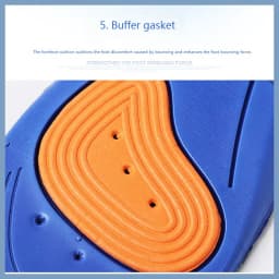 NEW Memory Foam Sport Comfortable Orthopedic Insoles for Feet Man Women Insole for Shoes Arch Support Shoe Sole Running Shoe Pad