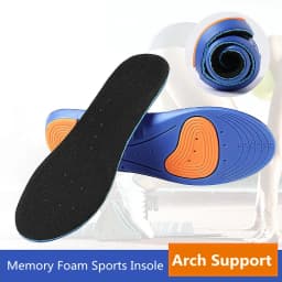 NEW Memory Foam Sport Comfortable Orthopedic Insoles for Feet Man Women Insole for Shoes Arch Support Shoe Sole Running Shoe Pad