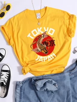 Tokyo Sun Carp, Japan Prints Tshirt Fashion Summer T Shirt Street High Quality Tee Clothing Breathable Sport Cool Women T Shirts