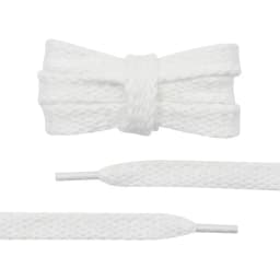 High Quality Unisex Casual Sneakers Black White Laces in 1.5cm Double Layer Cotton Thick Top Fat Shoelaces for Branded Shoes