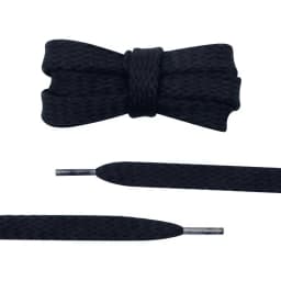High Quality Unisex Casual Sneakers Black White Laces in 1.5cm Double Layer Cotton Thick Top Fat Shoelaces for Branded Shoes