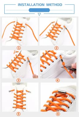 2 Pcs Aluminum Capsule Lock Accessories Elastic Laces Sneakers Shoelace Without Ties Buckle Decoration Lazy Shoestring Fastening