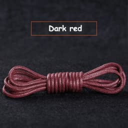 Waxed Shoeslaces for Women In Thick British Style Leather Shoes Boots Laces Round Black for Men Cotton Linen Fine Laces