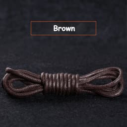 Waxed Shoeslaces for Women In Thick British Style Leather Shoes Boots Laces Round Black for Men Cotton Linen Fine Laces