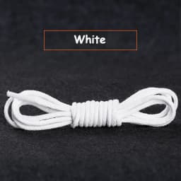 Waxed Shoeslaces for Women In Thick British Style Leather Shoes Boots Laces Round Black for Men Cotton Linen Fine Laces