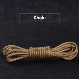 Waxed Shoeslaces for Women In Thick British Style Leather Shoes Boots Laces Round Black for Men Cotton Linen Fine Laces