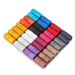 Quality Thin Sport Shoelaces Without Ties Capsule Lock Elastic Laces Sneakers Running Shoes Colorful Buckle Lastic Shoestrings