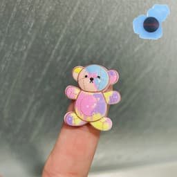 Single Sale 1Pcs Animal Bear Shoes Charms Decoration Clogs Accessories Fit Cute Wristbands Kids X-mas Presents