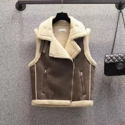Sleeveless Jacket Female PU Leather Vest Coat Women 2024Autumn winter New Motorcycle Waistcoat Loose Outerwear Novel Popular Top