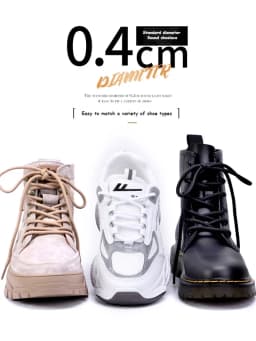 Fashion Round Shoelaces Solid Classic Boots Shoelace Casual Sneakers Shoe Laces for Shoes 90cm/120cm/150cm 21Colors Shoestrings