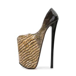 Crossdresser Fashion Solid Stiletto Cosplay Dance Pumps Ladies 22cm Thin High Heels Women Round Toe Bridal Party Banquet Shoes