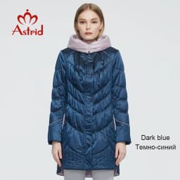Astrid 2022 winter women's jacket women coat Casual female Parkas Hooded Coats solid Plus Size fashion thin cotton style best