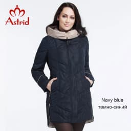 Astrid 2022 winter women's jacket women coat Casual female Parkas Hooded Coats solid Plus Size fashion thin cotton style best