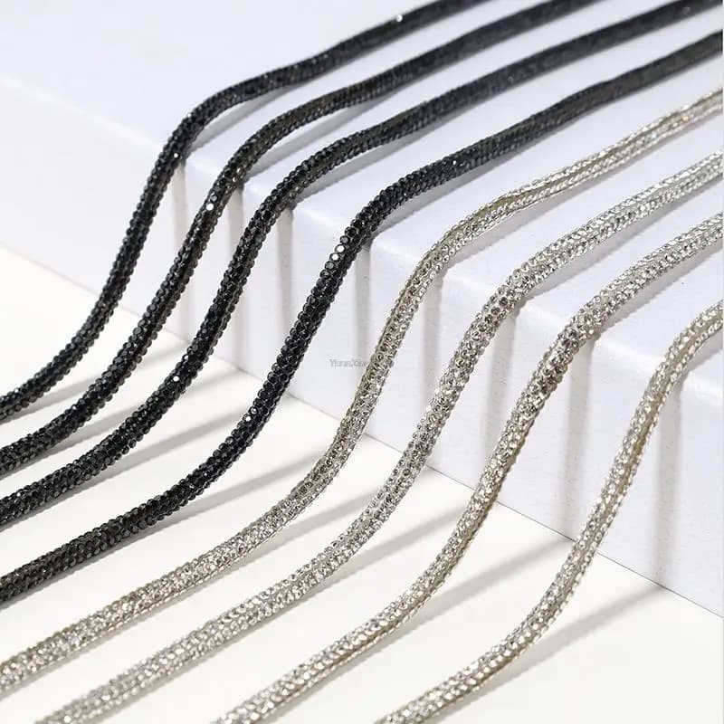 1Pcs Luxury Rhinestone Shoelaces for Shoes Rainbow Diamond Shoe Laces Sneakers Lace Shoes Round Shoelace 100/120/140/160CM