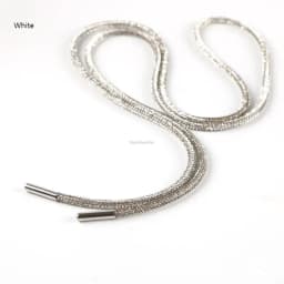 1Pcs Luxury Rhinestone Shoelaces for Shoes Rainbow Diamond Shoe Laces Sneakers Lace Shoes Round Shoelace 100/120/140/160CM