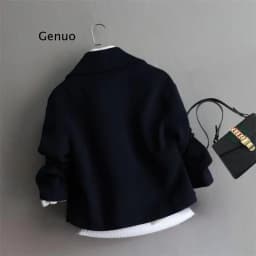 Korean Fashion Women's Woolen Coats Autumn Winter Elegant Short Jackets Solid Slim Thicken Outerwear Tops Chaqueta De Mujer