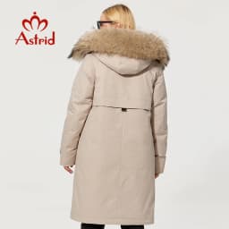 Astrid 2022 Winter Women's Coat Plus Size Jacket Hooded loose Warm Parkas Bio Fluff Thick Parka Coat Hight Quality Female New