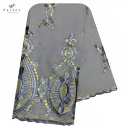 2026 Hot Sale African Women Scarfs Big Circle Design Big Embrodiery 100% Cotton Big Size Muslim Scarf for Shawls Pashmina Sc-42