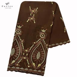 2026 Hot Sale African Women Scarfs Big Circle Design Big Embrodiery 100% Cotton Big Size Muslim Scarf for Shawls Pashmina Sc-42