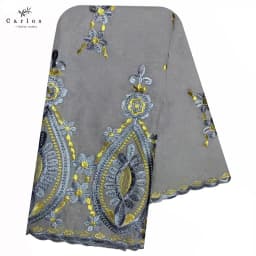 2026 Hot Sale African Women Scarfs Big Circle Design Big Embrodiery 100% Cotton Big Size Muslim Scarf for Shawls Pashmina Sc-42