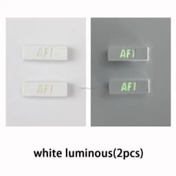 New Luminous Shoe Charms Sneaker Laces Buckle Metal Round Shoelaces AF1 buckle Shoe Decorations Air Force one Shoes Accessories