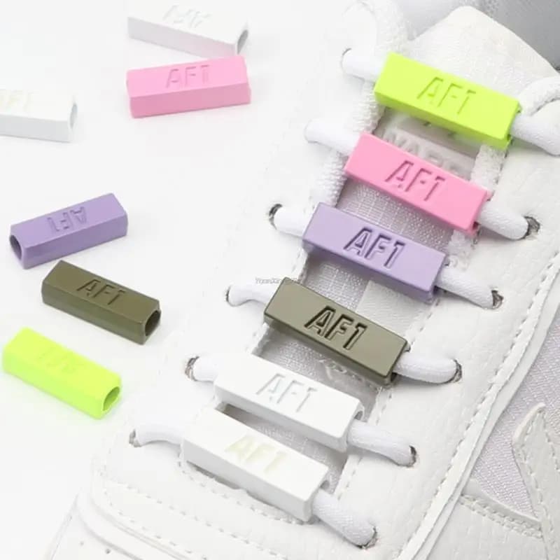 New Luminous Shoe Charms Sneaker Laces Buckle Metal Round Shoelaces AF1 buckle Shoe Decorations Air Force one Shoes Accessories