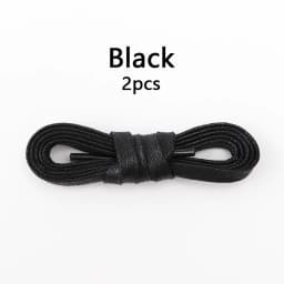 1Pair Waxed Flat Shoelaces Leather Waterproof Casual Shoes Laces Unisex Boot Shoelace Length 60 80 100 120 140 160 180 CM 1 Pair