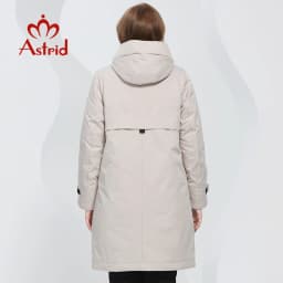 Astrid 2022 Women's Winter Jacket Oversize Long Thick Padded Down Coats Hooded Women Parkas Ladies Outerwear Quilted AT-10005