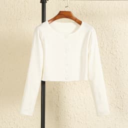 Knitted Ladies Sweaters Outerwear Black Blouses Clothing Crochet Top Jersey Cropped Tricot Korean Fashion Style Cardigan Female