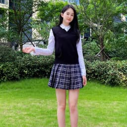 Aesthetic Sweater Pullover Women Sweaters Women's Vest Clothing Blouse Preppy Style Tops Warm Korean Padded Woman Female Knitted