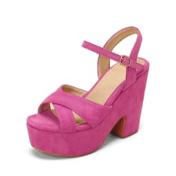 Frosted Flock Material Wedge Heel Breathable Women's Summer Sandals Ultra-High Waterproof Platform Fluorescent Green Sandals