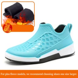 New Men's Outdoor Non-slip Hiking Shoes Shaxi Fishing Rain Boots Black Work Shoes Durable Waterproof Rubber Fishing Shoes
